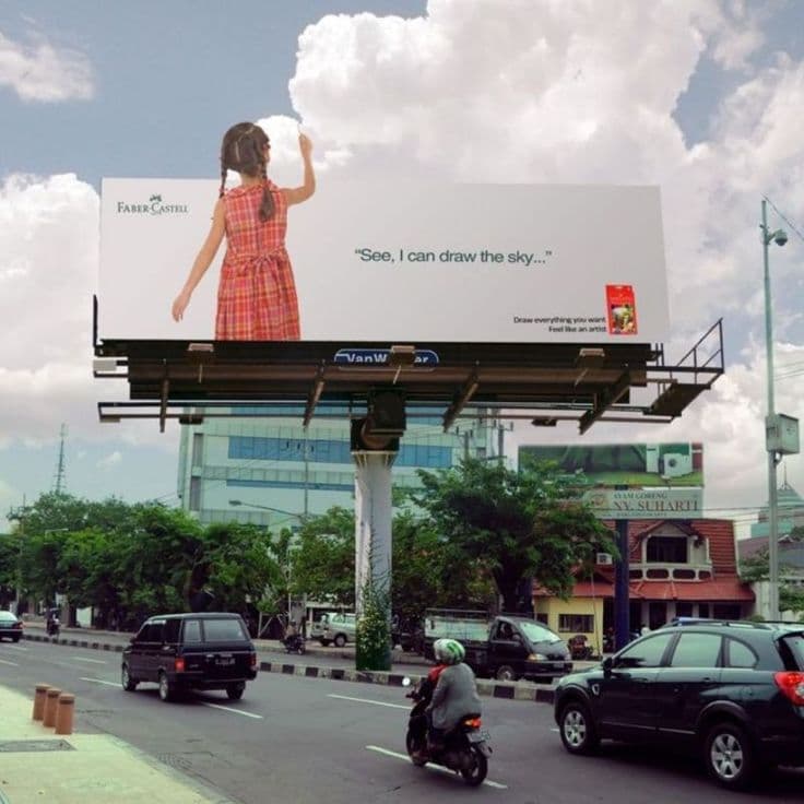 kiwitechlabs Faber Castell print campaign