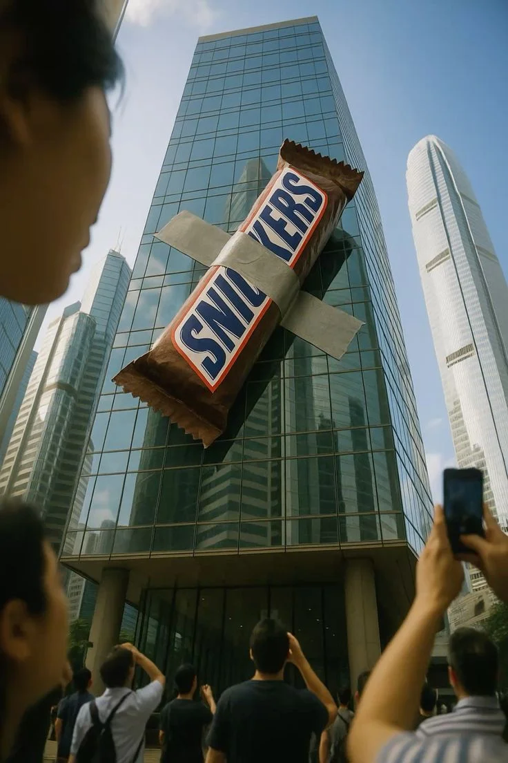 kiwitechlabs Snickers guerilla marketing campaign